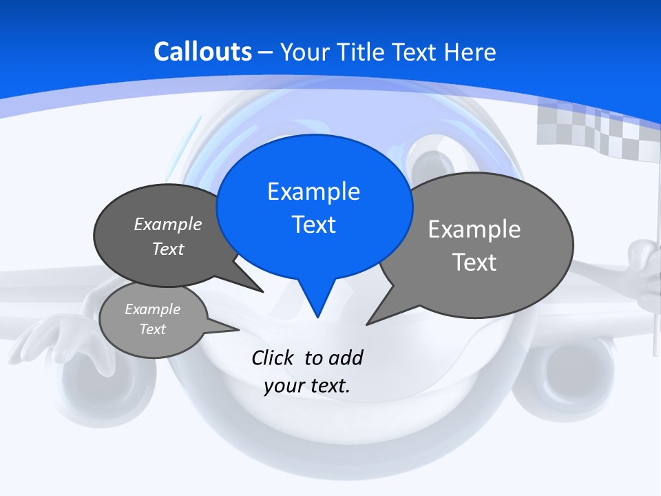 Transport Illustration Flight PowerPoint Template