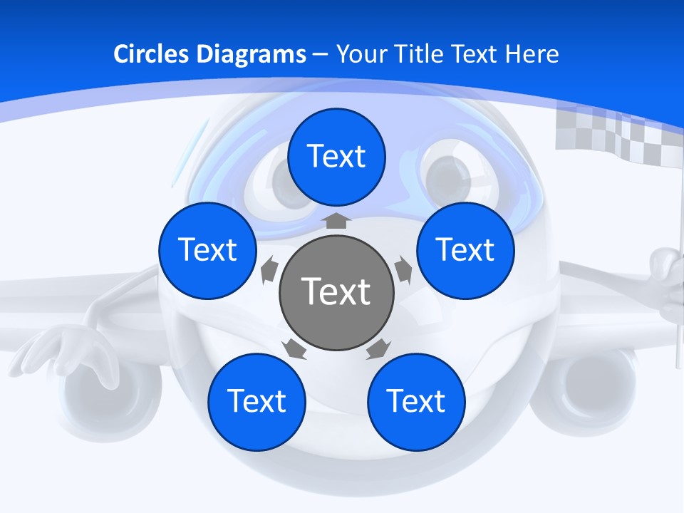 Transport Illustration Flight PowerPoint Template