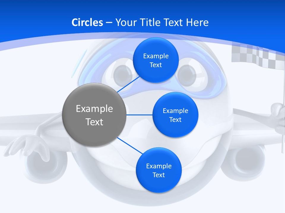 Transport Illustration Flight PowerPoint Template