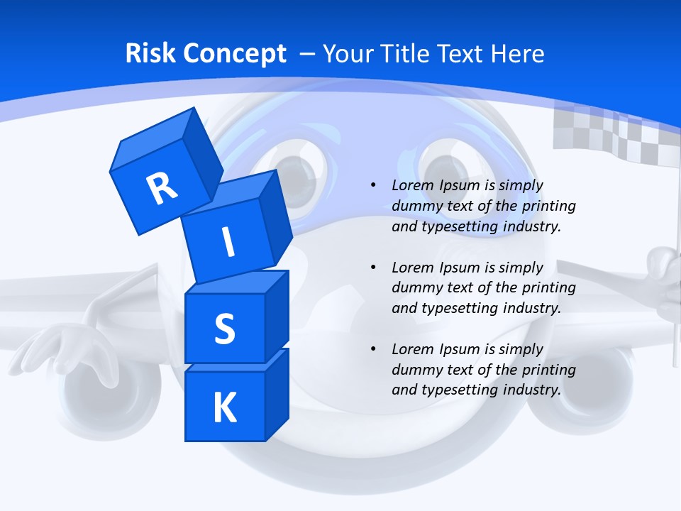Transport Illustration Flight PowerPoint Template
