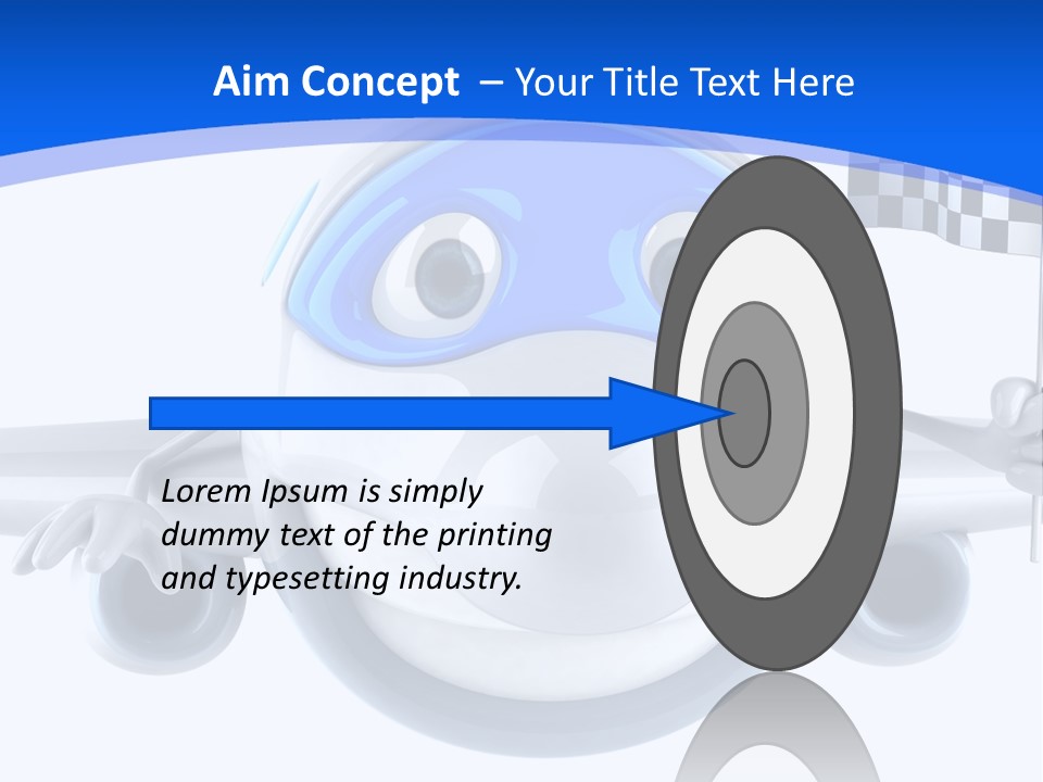 Transport Illustration Flight PowerPoint Template
