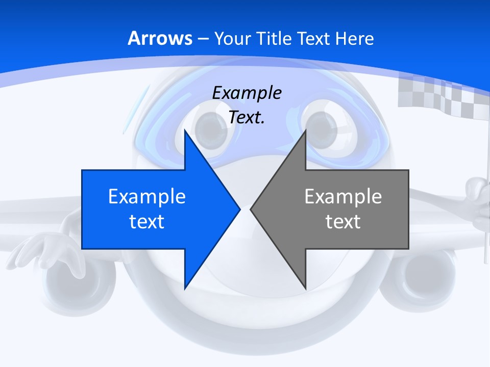 Transport Illustration Flight PowerPoint Template