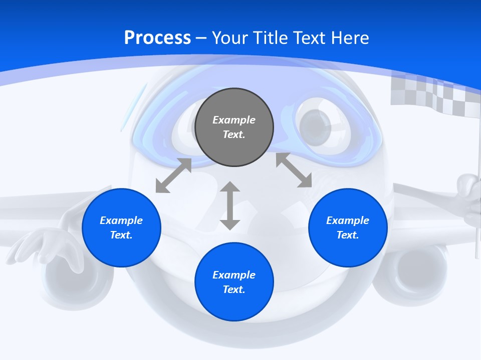 Transport Illustration Flight PowerPoint Template
