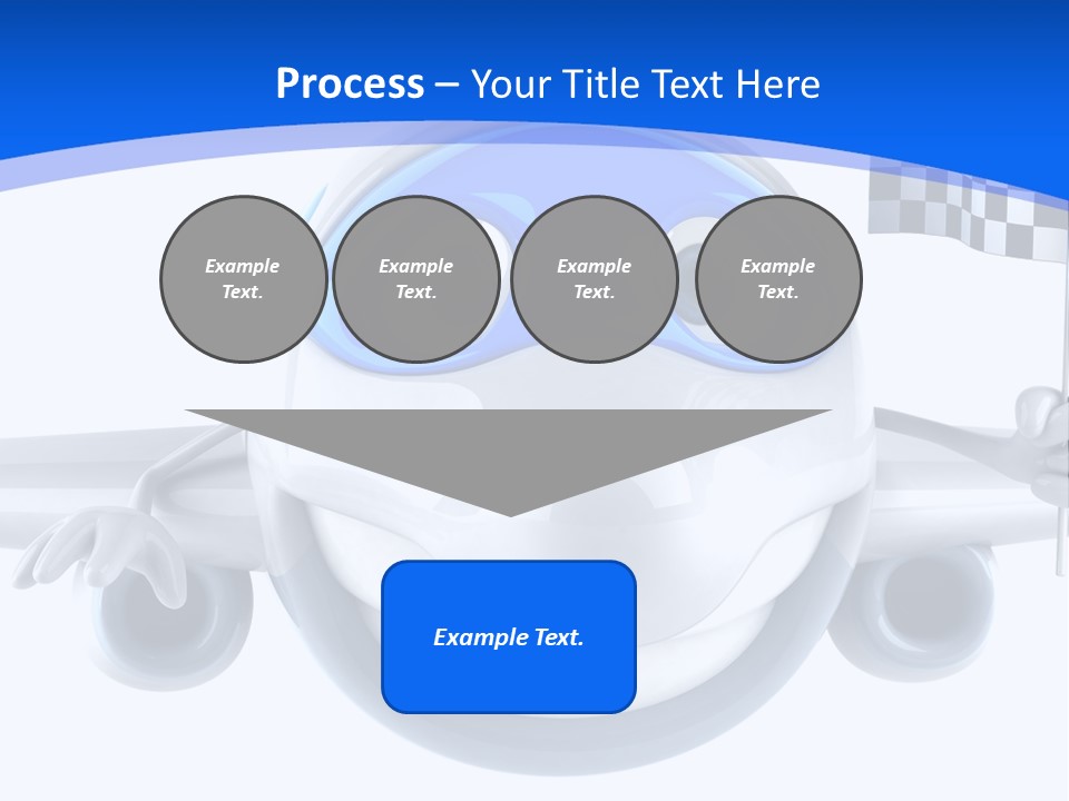 Transport Illustration Flight PowerPoint Template