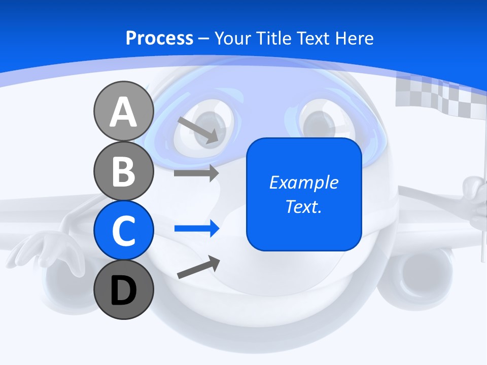 Transport Illustration Flight PowerPoint Template
