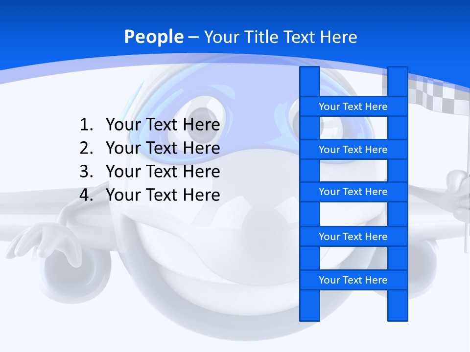 Transport Illustration Flight PowerPoint Template