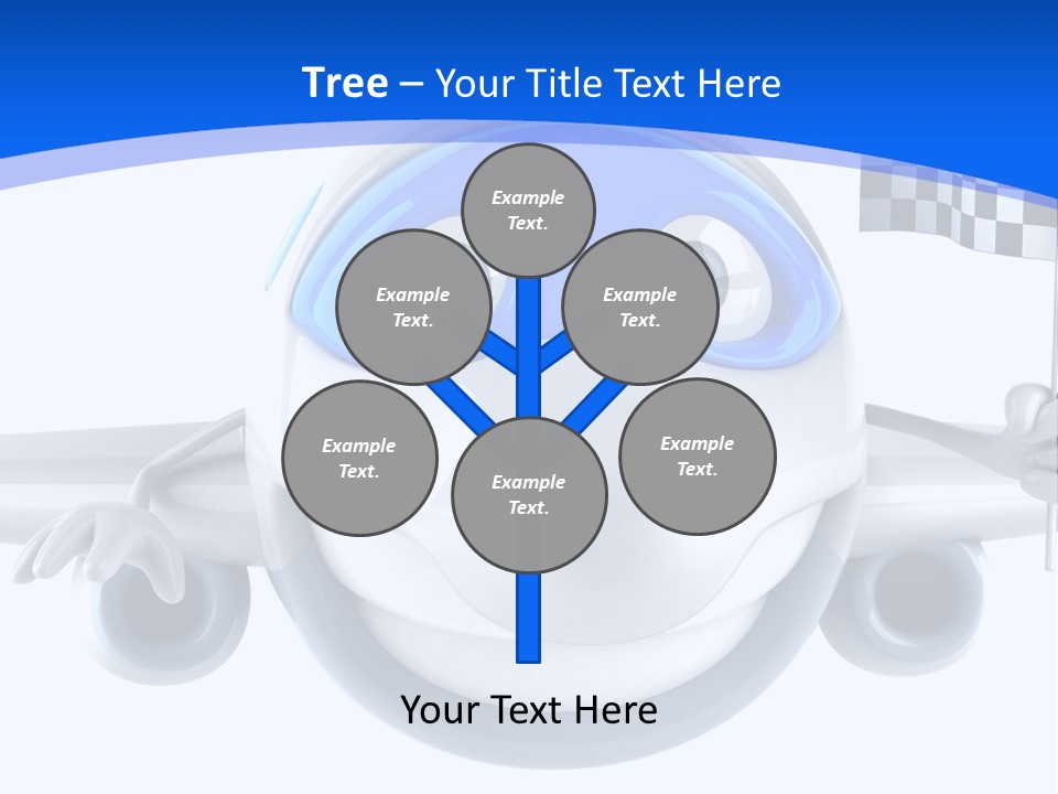 Transport Illustration Flight PowerPoint Template