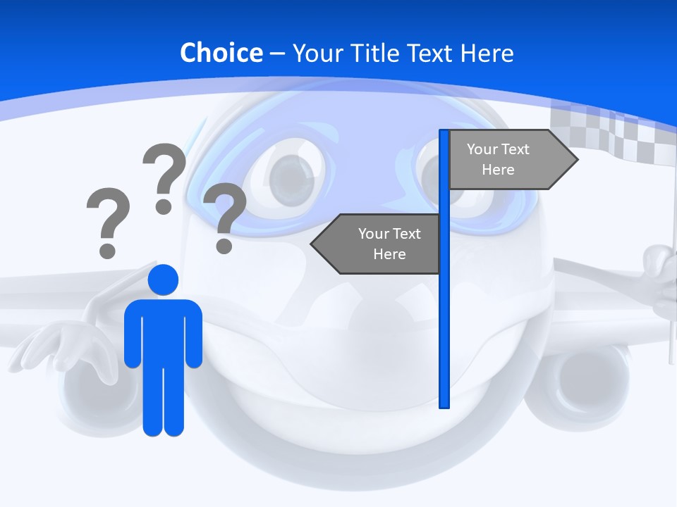 Transport Illustration Flight PowerPoint Template
