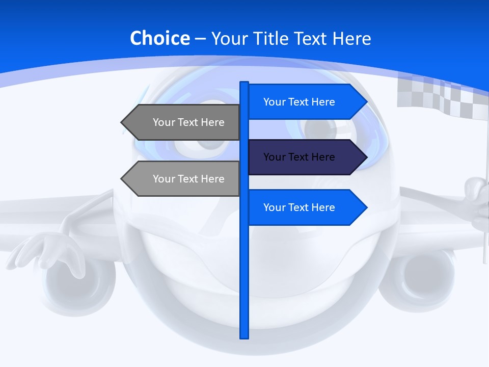 Transport Illustration Flight PowerPoint Template