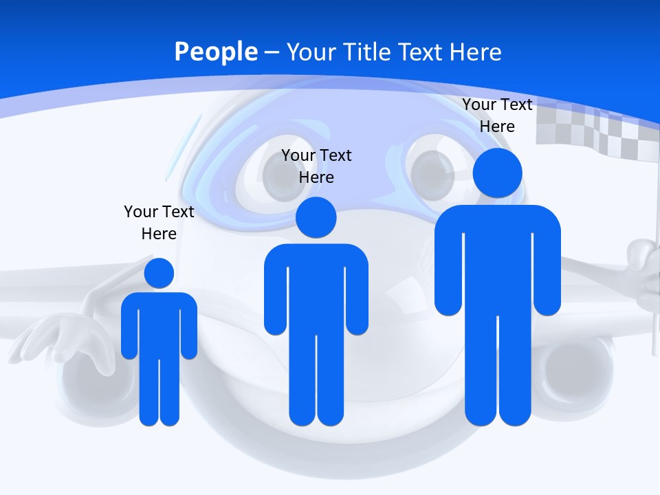 Transport Illustration Flight PowerPoint Template