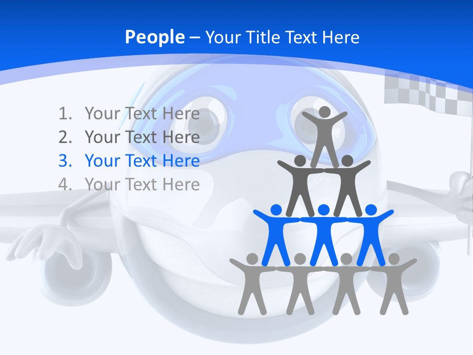 Transport Illustration Flight PowerPoint Template