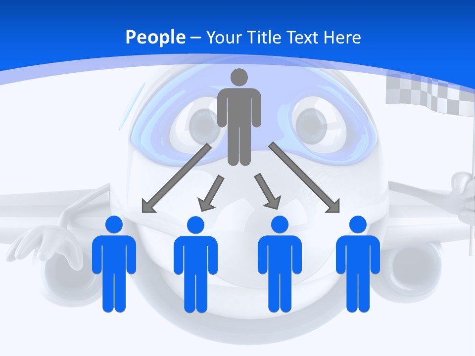 Transport Illustration Flight PowerPoint Template