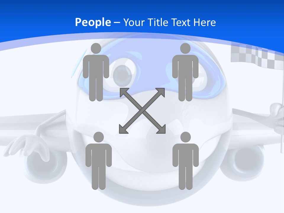 Transport Illustration Flight PowerPoint Template