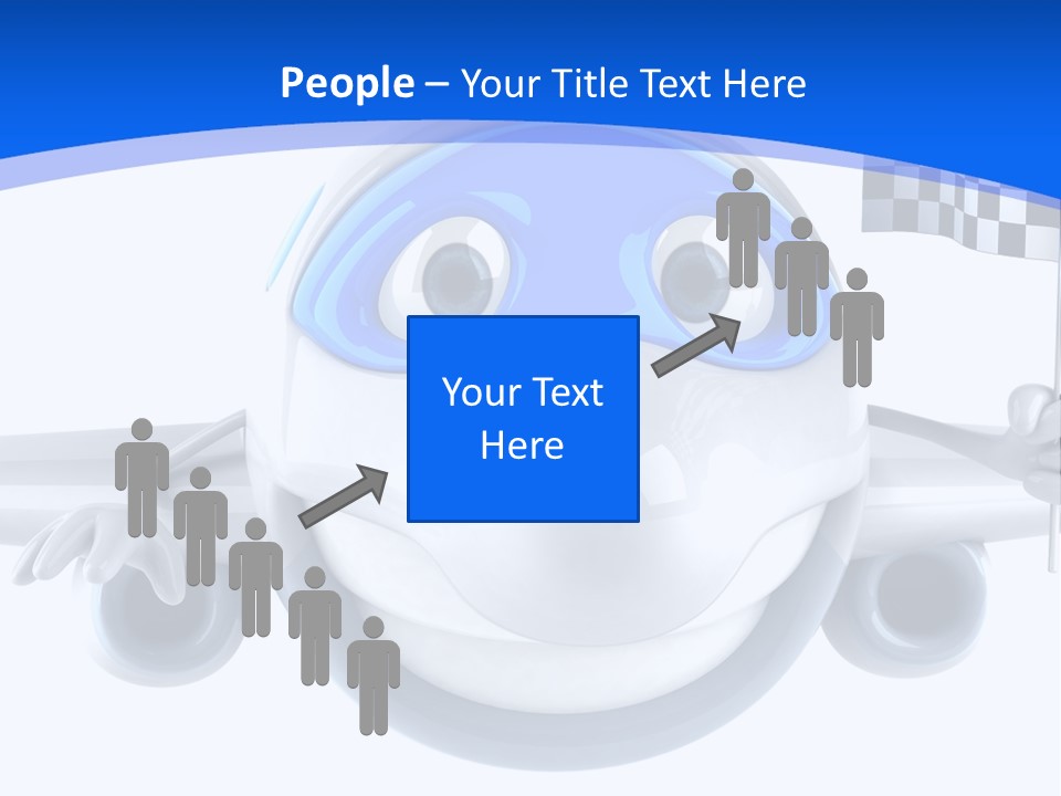 Transport Illustration Flight PowerPoint Template