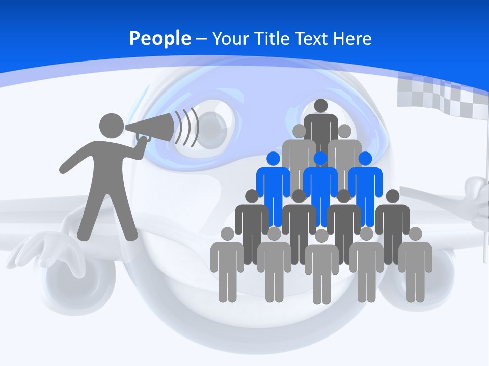 Transport Illustration Flight PowerPoint Template