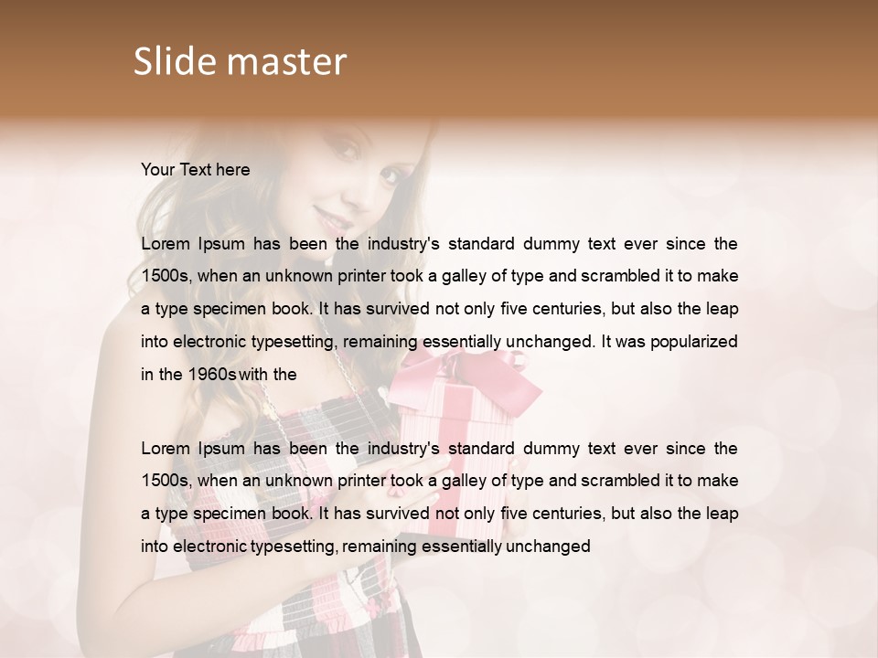 Adult Eating Young PowerPoint Template