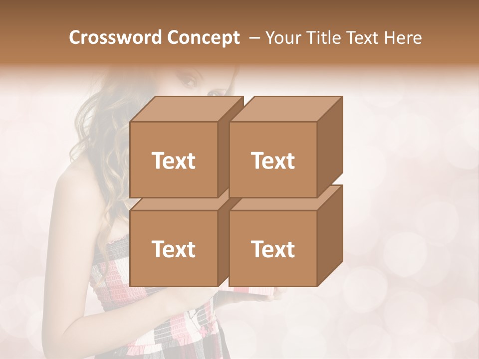 Adult Eating Young PowerPoint Template