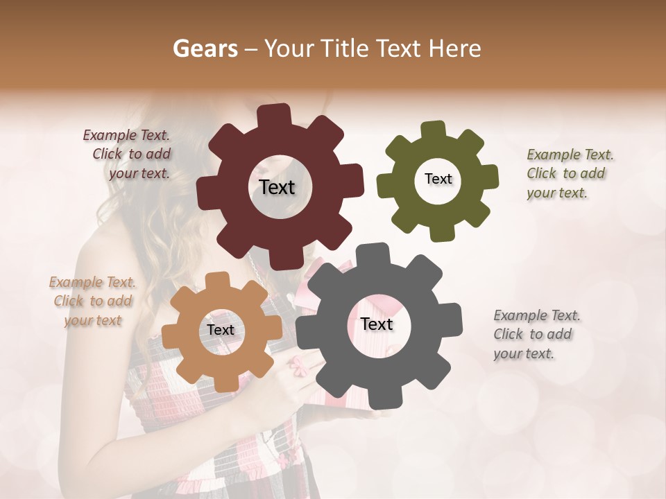 Adult Eating Young PowerPoint Template