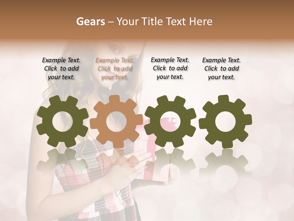 Adult Eating Young PowerPoint Template