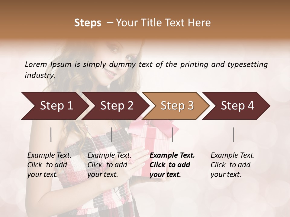 Adult Eating Young PowerPoint Template