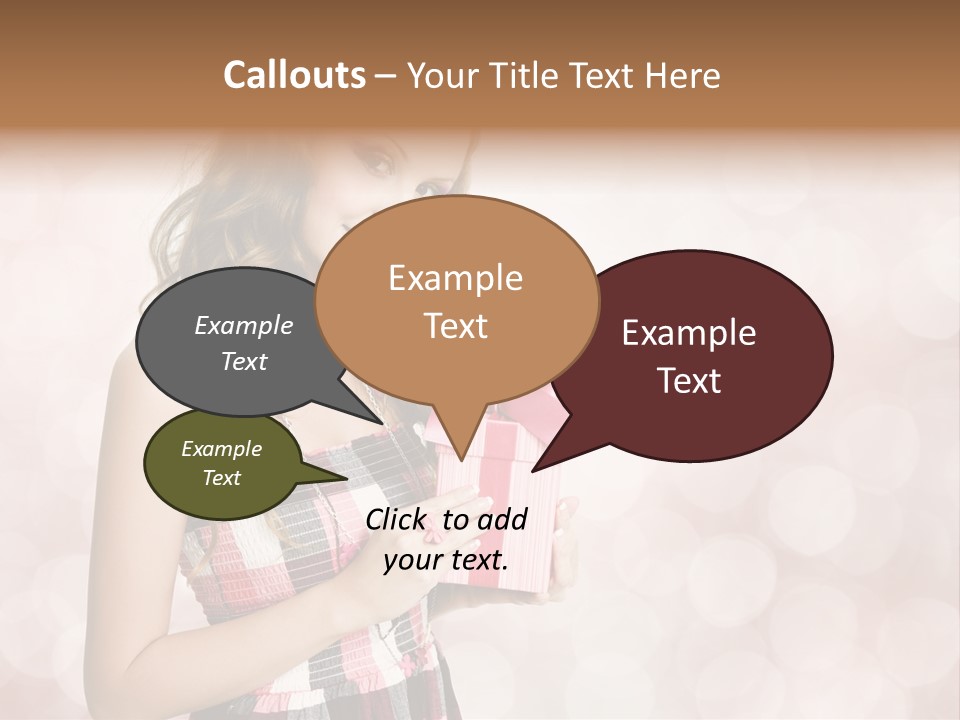 Adult Eating Young PowerPoint Template