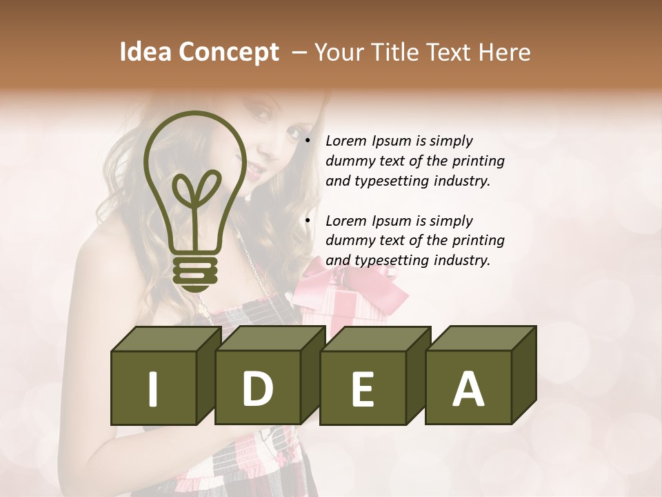 Adult Eating Young PowerPoint Template