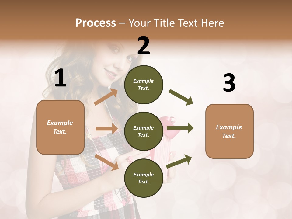 Adult Eating Young PowerPoint Template