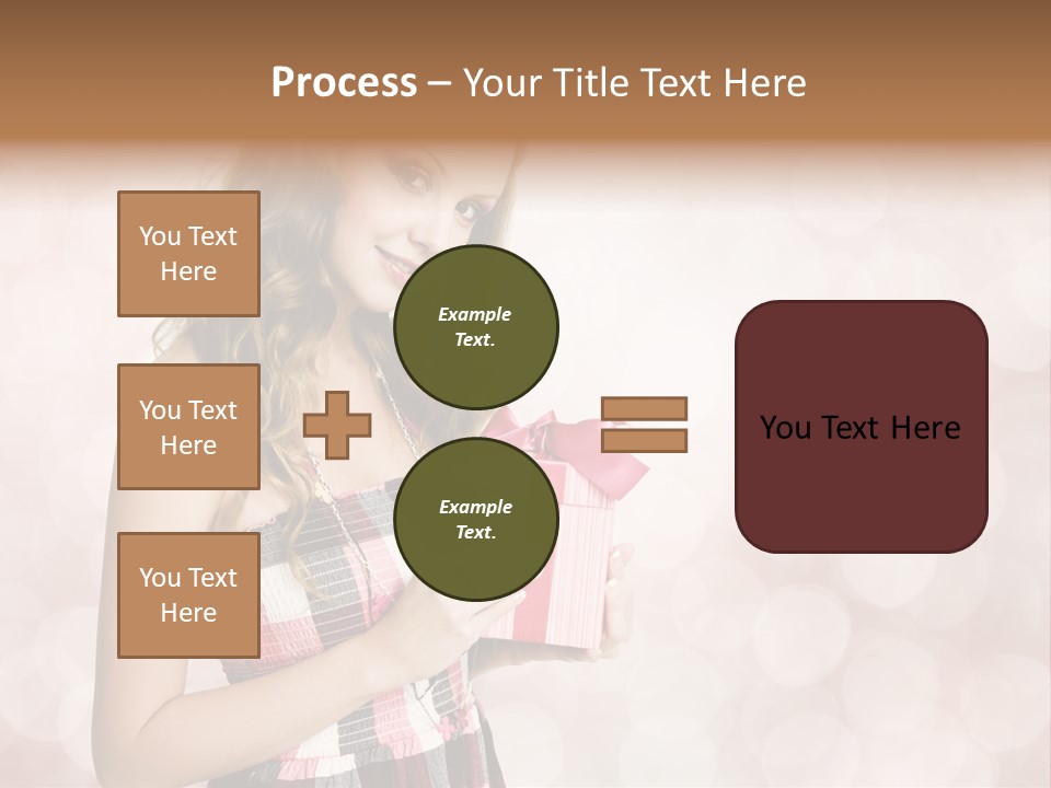 Adult Eating Young PowerPoint Template