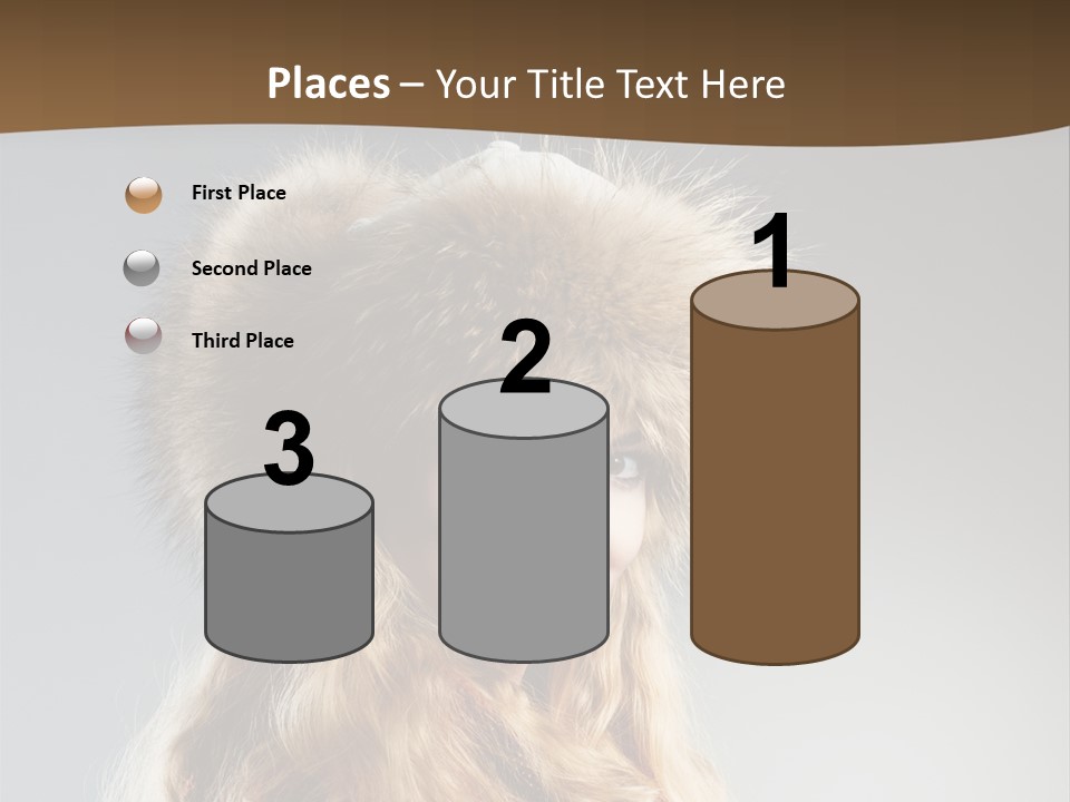 Blue Female Fantasy PowerPoint Template