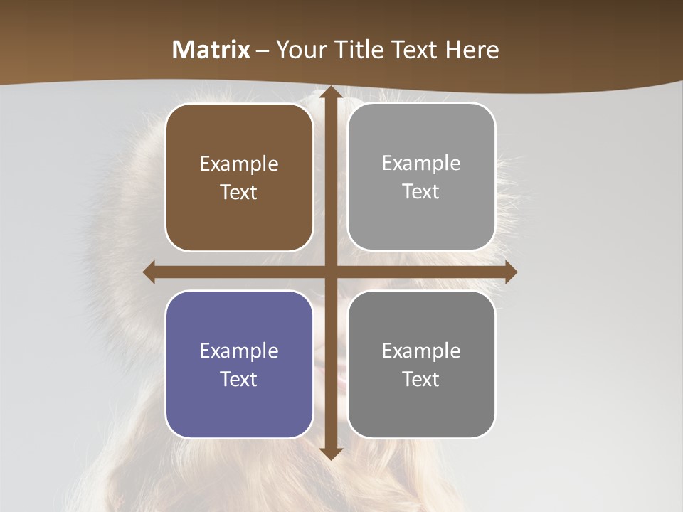 Blue Female Fantasy PowerPoint Template