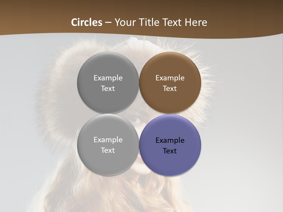 Blue Female Fantasy PowerPoint Template