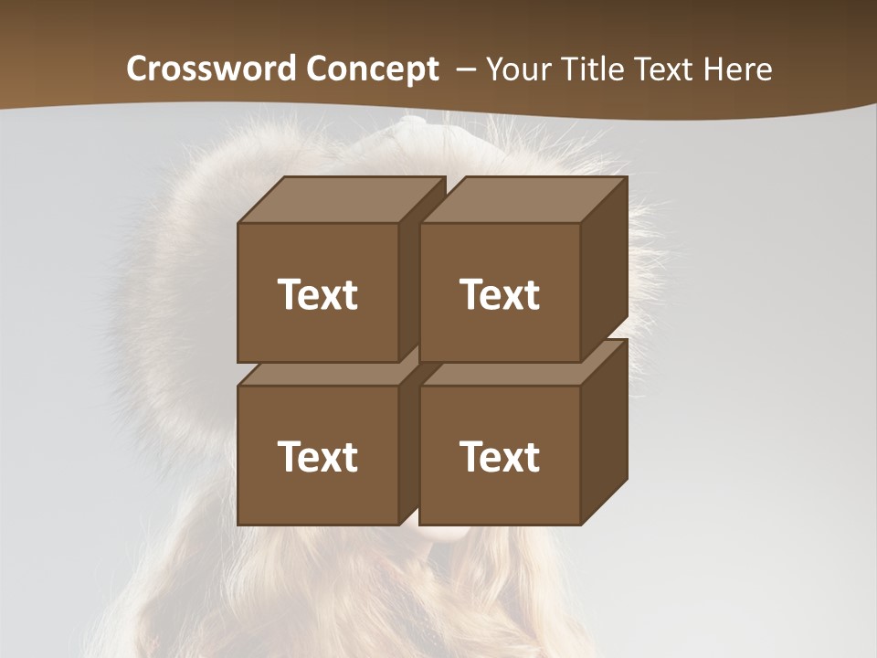 Blue Female Fantasy PowerPoint Template