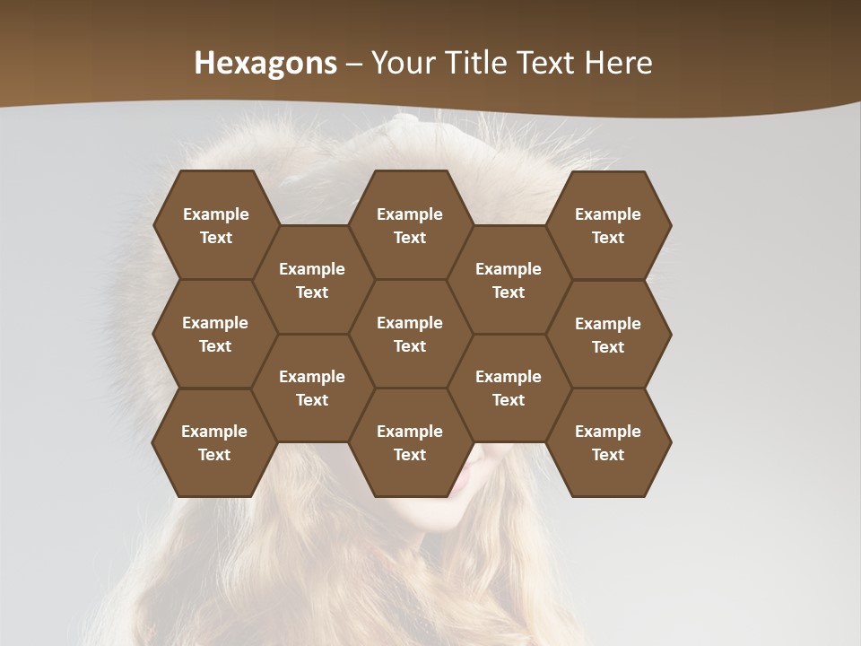 Blue Female Fantasy PowerPoint Template