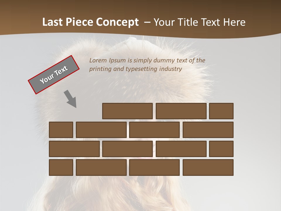 Blue Female Fantasy PowerPoint Template