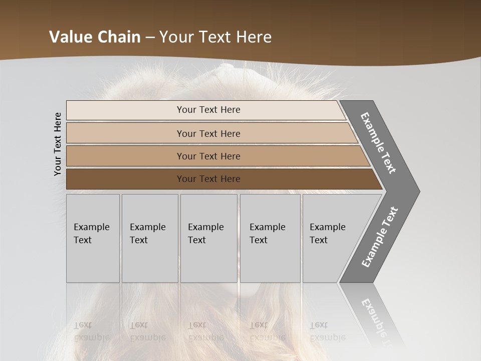 Blue Female Fantasy PowerPoint Template