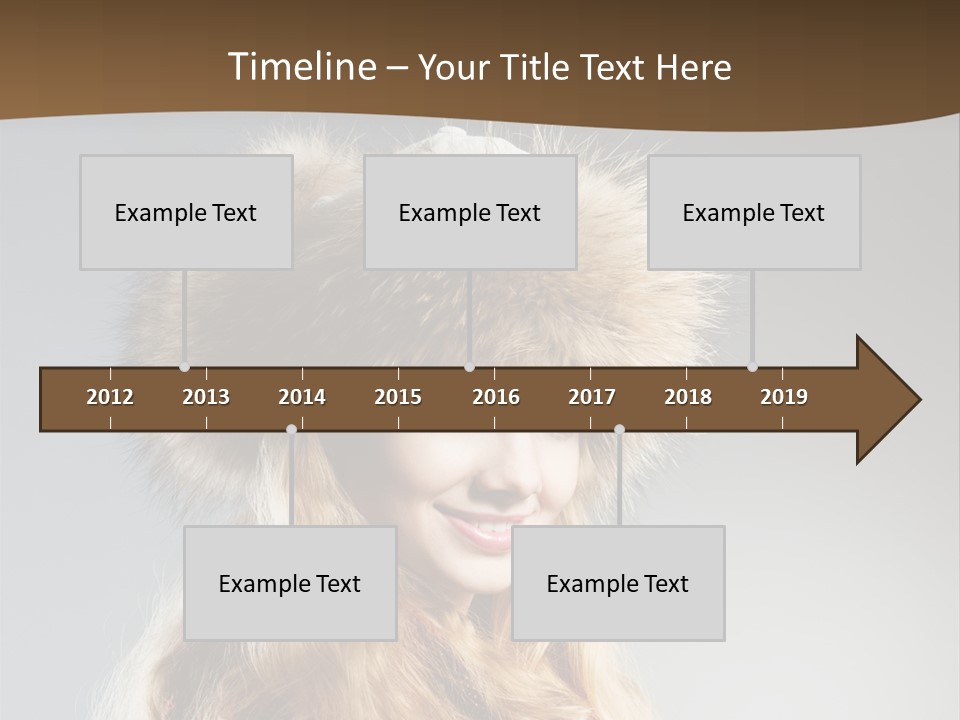 Blue Female Fantasy PowerPoint Template