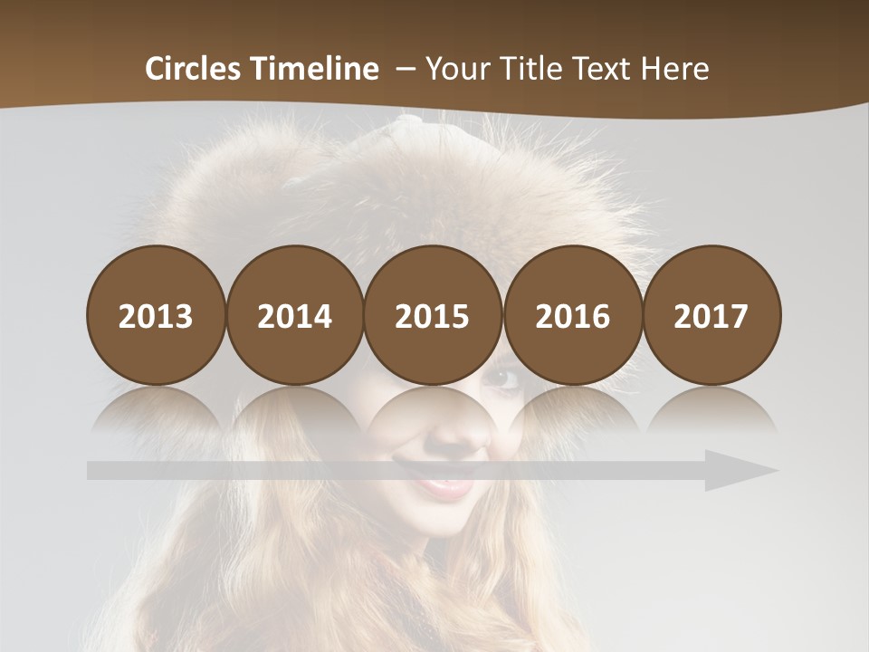 Blue Female Fantasy PowerPoint Template