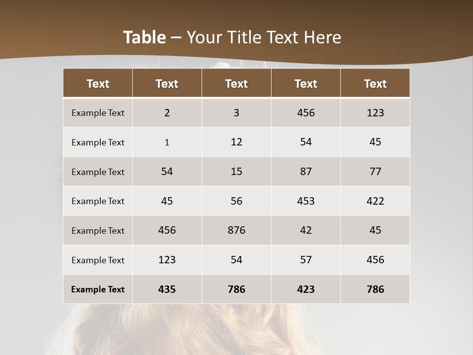 Blue Female Fantasy PowerPoint Template