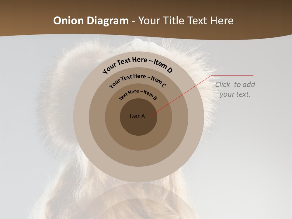 Blue Female Fantasy PowerPoint Template