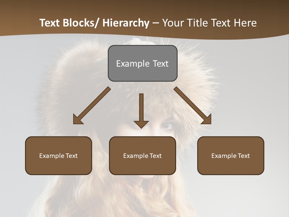 Blue Female Fantasy PowerPoint Template