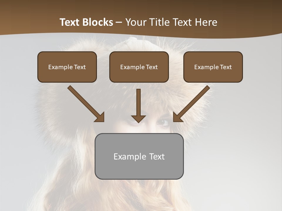 Blue Female Fantasy PowerPoint Template