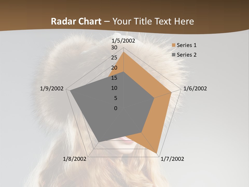 Blue Female Fantasy PowerPoint Template