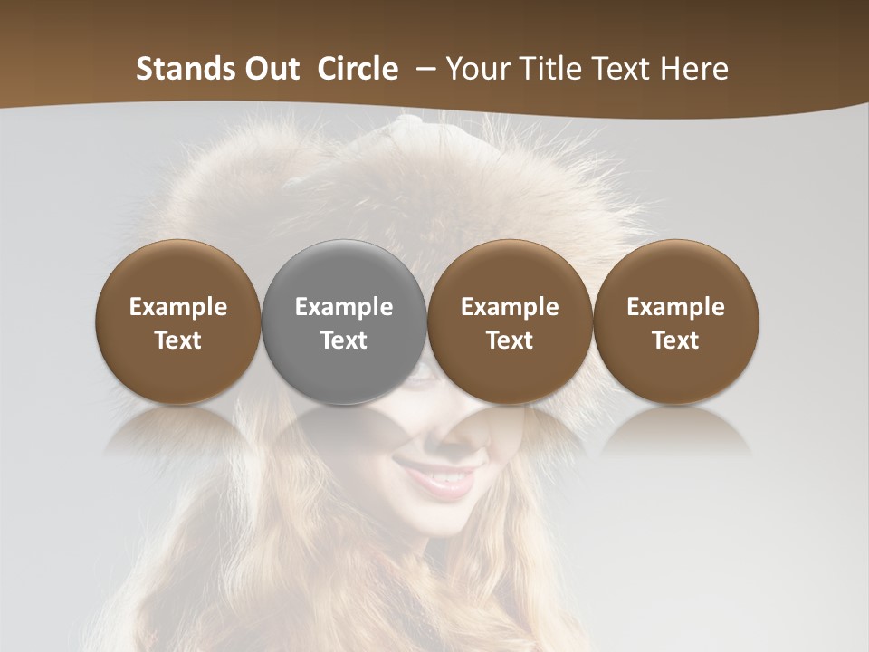 Blue Female Fantasy PowerPoint Template