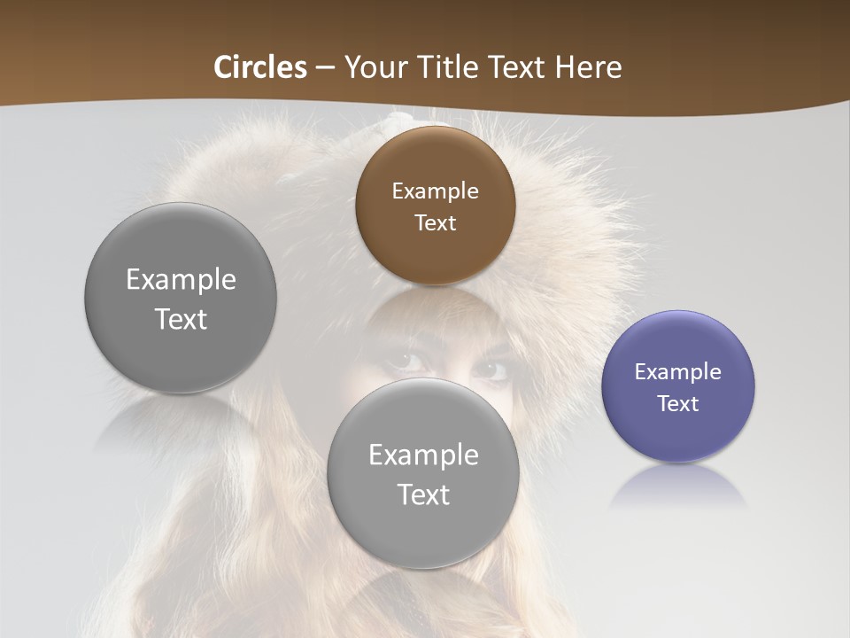 Blue Female Fantasy PowerPoint Template