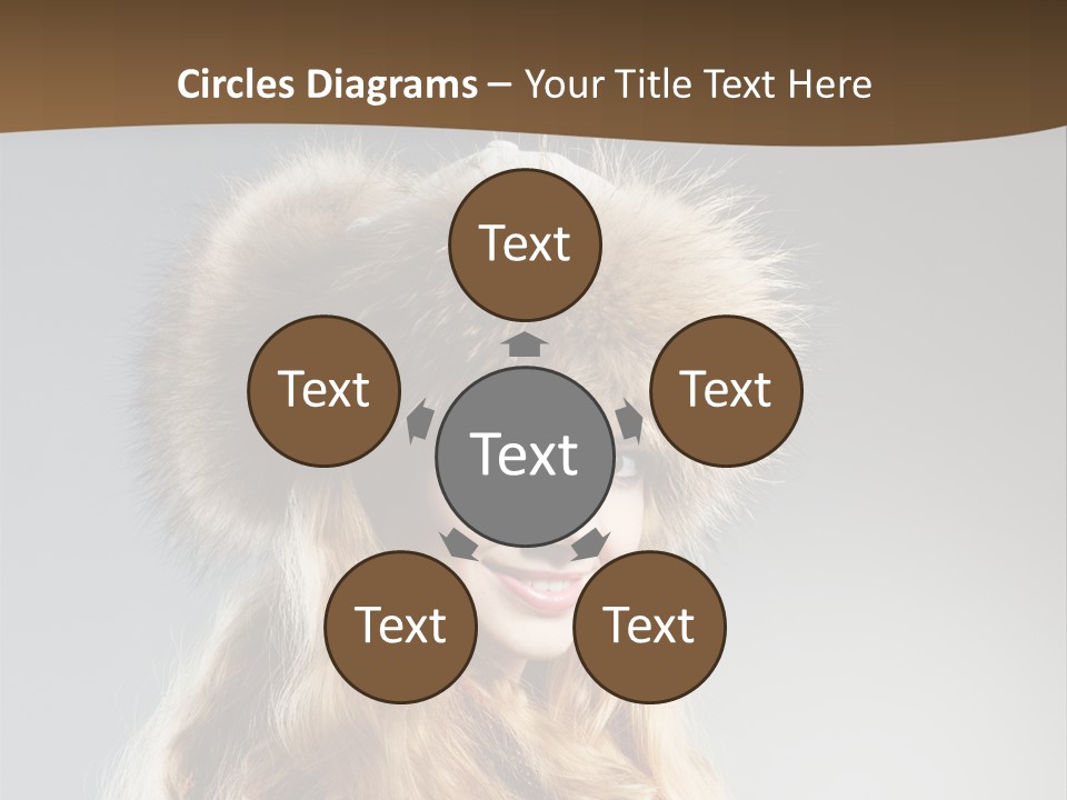 Blue Female Fantasy PowerPoint Template