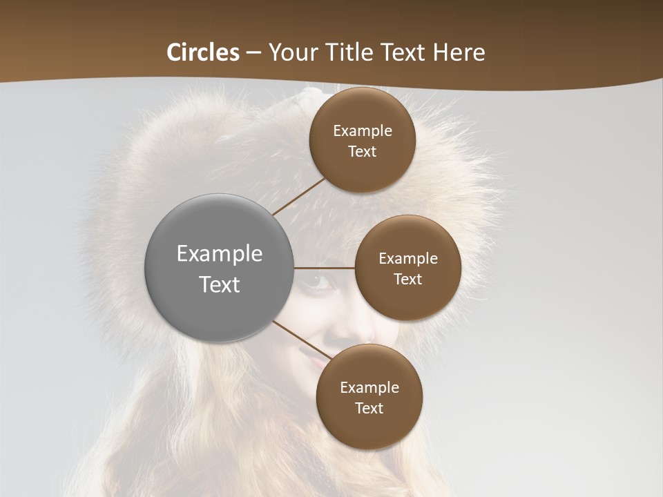 Blue Female Fantasy PowerPoint Template