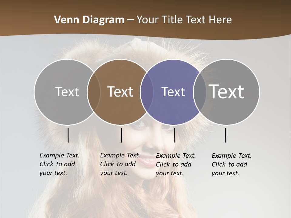 Blue Female Fantasy PowerPoint Template