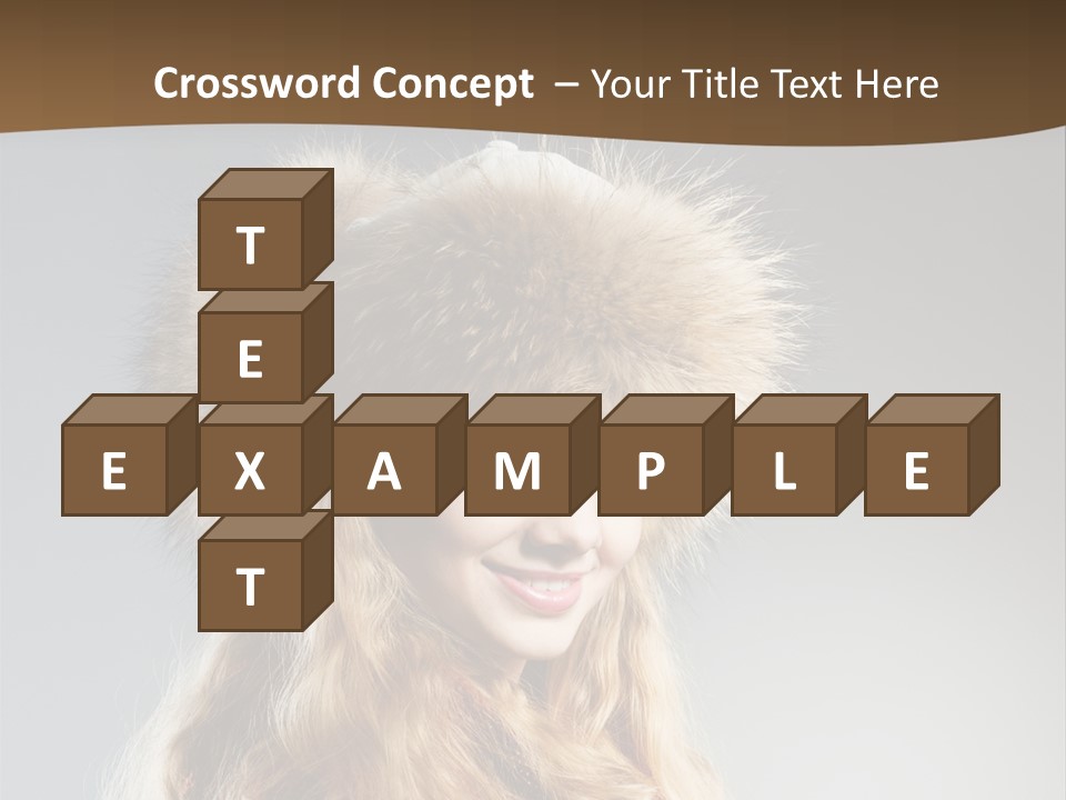 Blue Female Fantasy PowerPoint Template