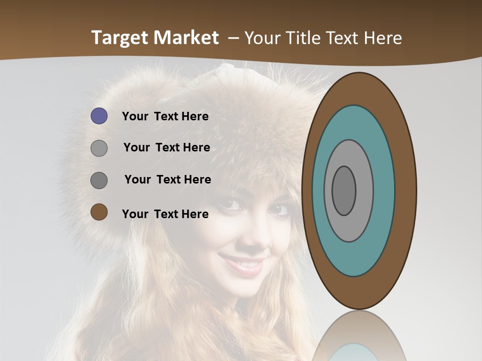 Blue Female Fantasy PowerPoint Template