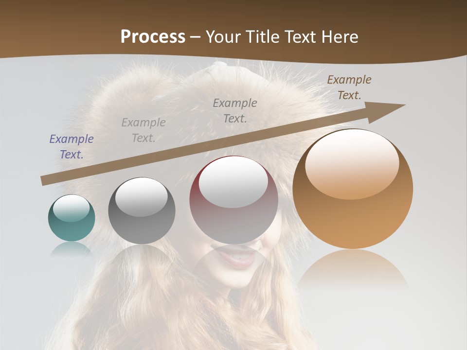Blue Female Fantasy PowerPoint Template